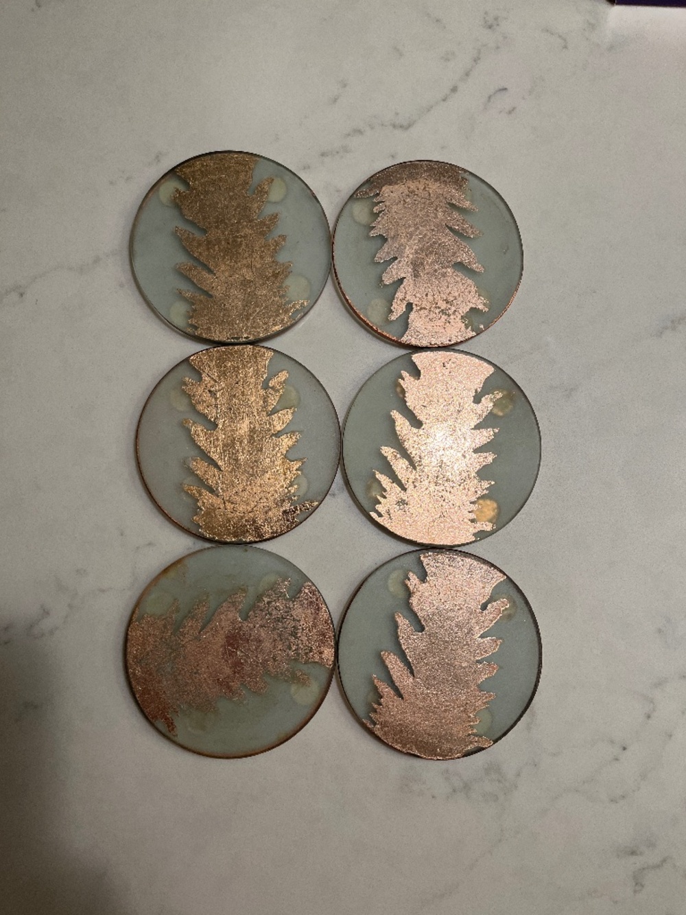 6 drink coasters